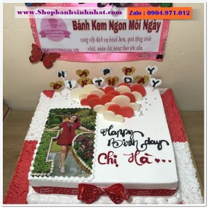 Bánh Sinh Nhật In Hình Ảnh - H492